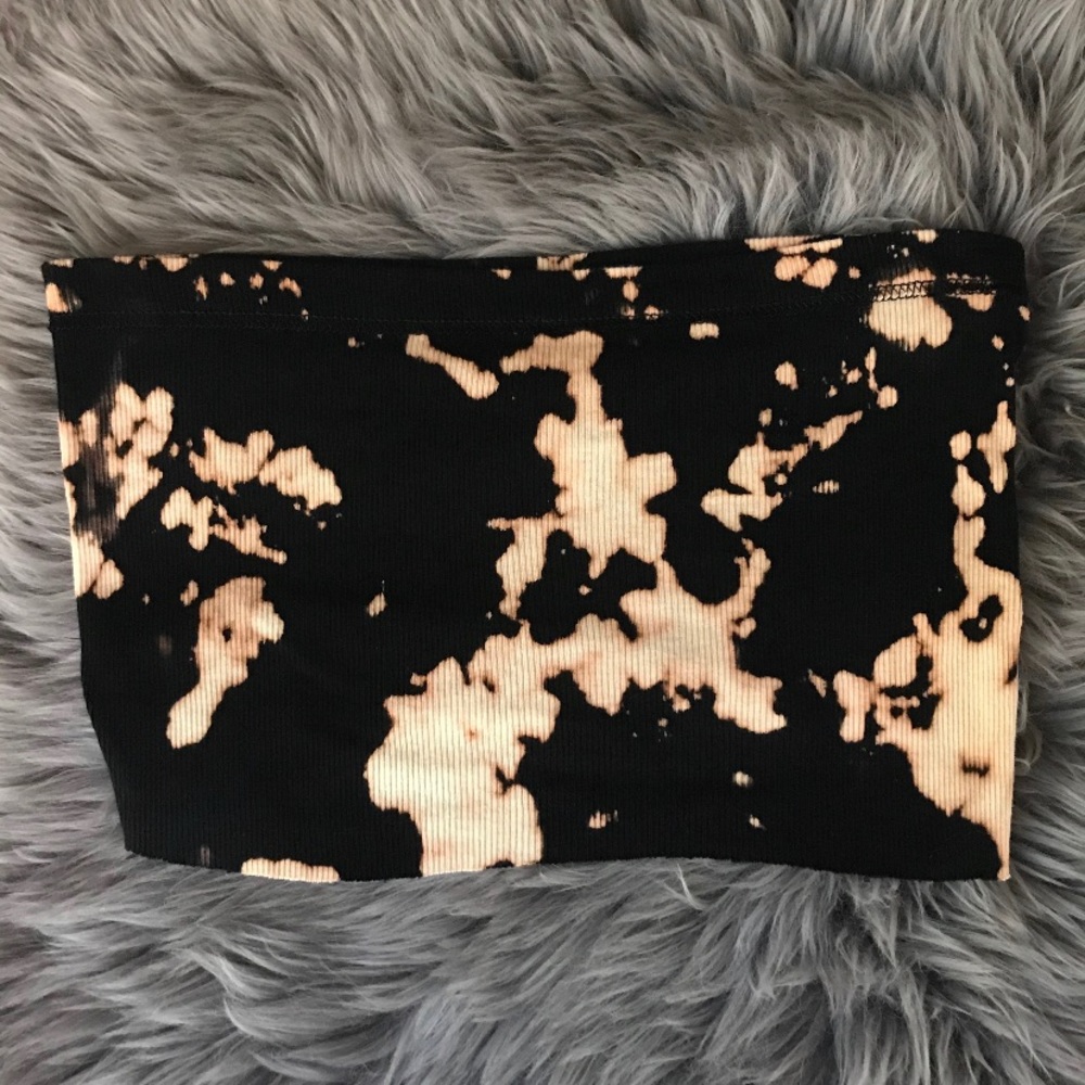homemade bleached tube top!!